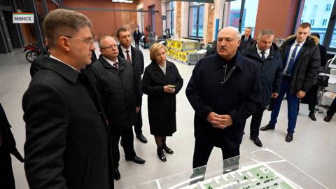 Лукашенко посетил Минский технопарк