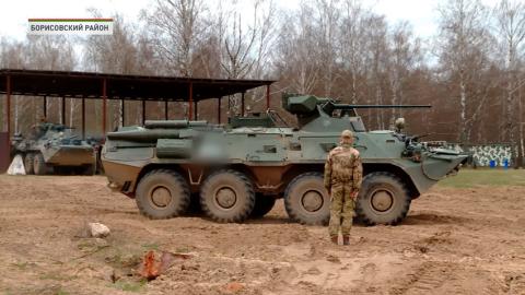 Состязания военных проходят на полигоне под Борисовом