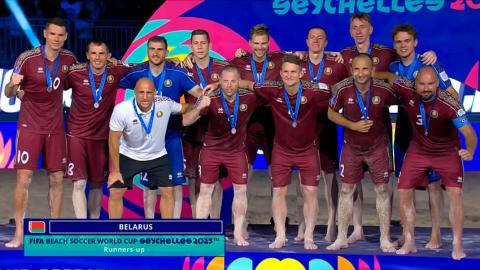Сборная Беларуси по пляжному футболу – серебряный призёр чемпионата мира