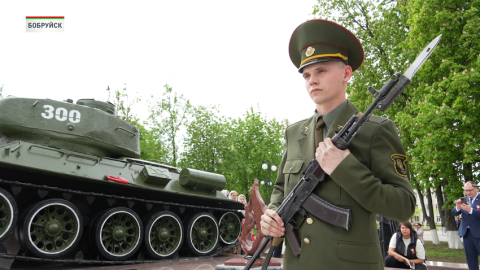 Площадь Победы 3 мая открыли в Бобруйске после реконструкции