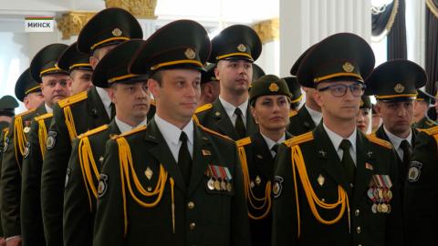 В Военной академии Беларуси состоялся выпуск офицеров факультета Генштаба Вооружённых Сил