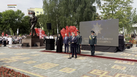 Сквер спасателей открыли в Гомеле