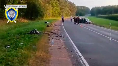 В Гродненской области произошло ДТП, три человека погибли и пятеро получили травмы