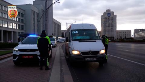 ГАИ усиливает контроль за перевозкой пассажиров в маршрутках
