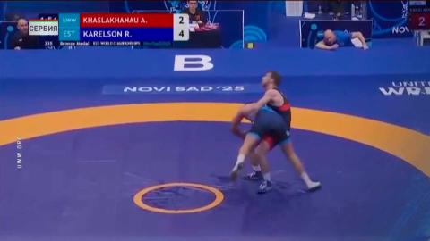 Белорусские борцы не попали на пьедестал Молодёжного чемпионата мира