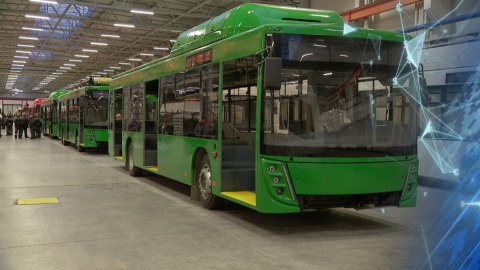 40 белорусских автобусов вышли на маршруты в Красноярске