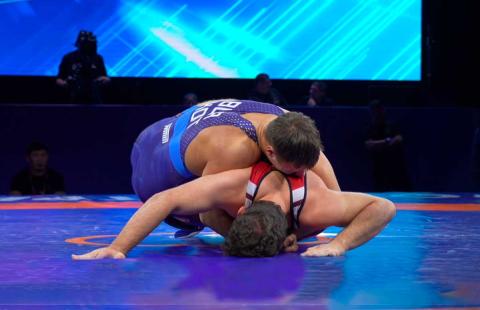 Белорус Марк Кот стал победителем международного турнира по греко-римской борьбе
