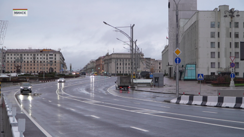 Путепровод между ул. Московской и пр. Независимости в Минске открыли досрочно