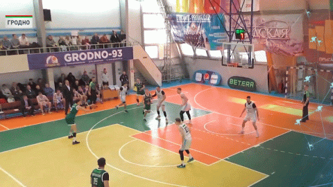 Баскетболисты «Гродно-93» на домашней площадке обыграли могилевский «Борисфен» в матче чемпионата Беларуси