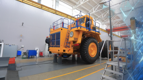 На БелАЭС проходит испытания новый БЕЛАЗ