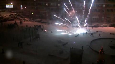 В Беларуси действует запрет на пиротехнику