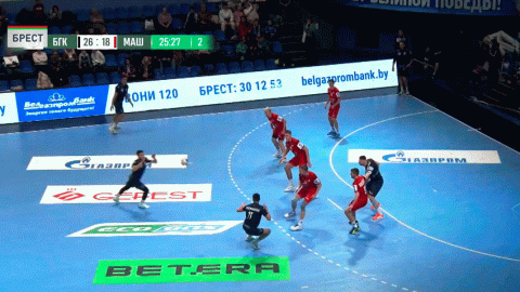 Гандбольный клуб «Мешков-Брест» на домашней площадке обыграл «Машеку» в поединке чемпионата Беларуси