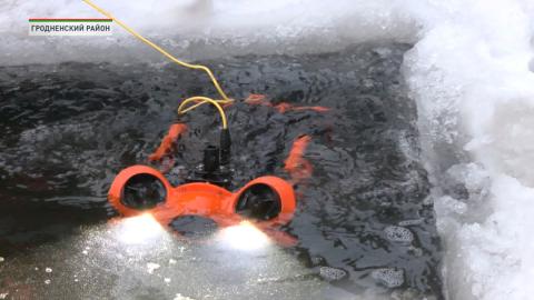 Первый в Беларуси подводный дрон-спасатель прошёл испытания на Гродненской ГЭС