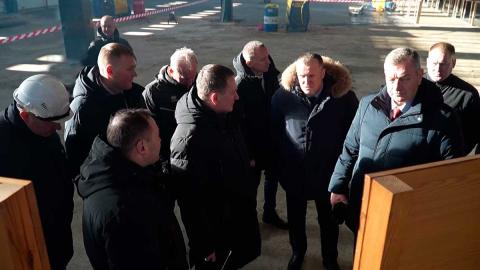 Премьер-министр проверил ход реализации масштабного проекта в Шклове