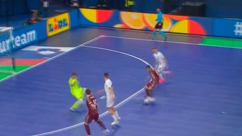 Сборная Беларуси по мини-футболу переиграла команду Словении на чемпионате Европы