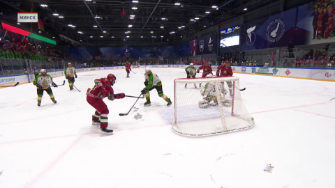 Команда Президента победно завершила матч в РХЛ против дружины Гомельской области