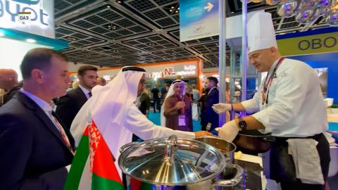 На Международной выставке в ОАЭ белорусская продукция представлена в двух выставочных павильонах