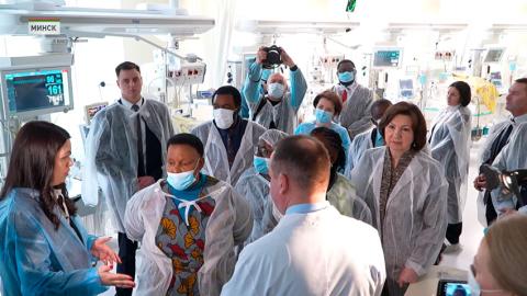 Уникальный опыт – парламентская делегация Зимбабве посетила РНПЦ «Мать и дитя»