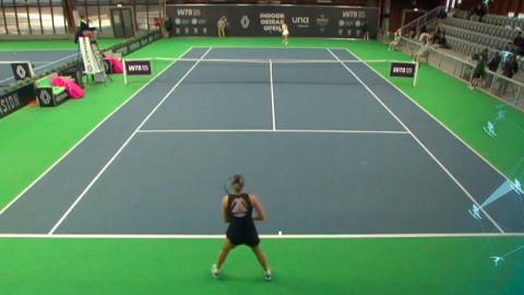 Шиманович завершила выступление в одиночном разряде на теннисном турнире WTA в Португалии 