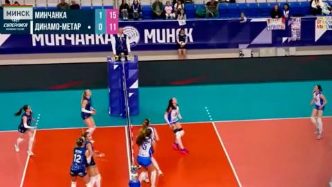 Волейболистки «Минчанки» одержали победу в заключительном домашнем поединке чемпионата Суперлиги