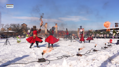 В Беларуси отмечают Масленицу