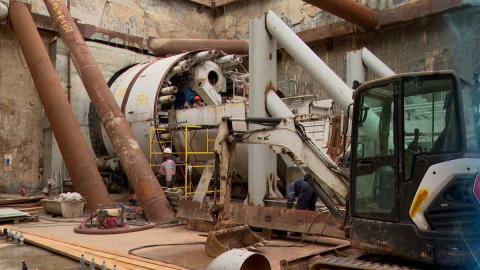В Минск привезут оборудование для прокладывания тоннелей метро