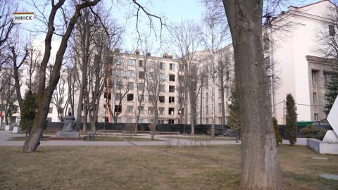 Главный корпус БГУ закрыли на реконструкцию