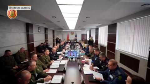 Командно-штабные учения МВД проходят в Брестской области