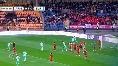 Сборная Беларуси по футболу обыграла команду Армении в контрольном спарринге