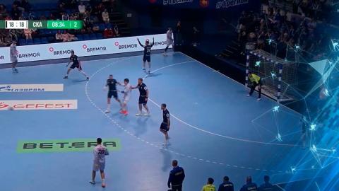 СКА переиграл «Мешков Брест» в матче 2-го этапа чемпионате Беларуси по гандболу