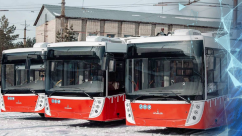 Партия новых троллейбусов МАЗ прибыла в Смоленск