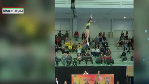 Белорусские батутисты на этапе Кубка мира в Нидерландах завоевали пять медалей