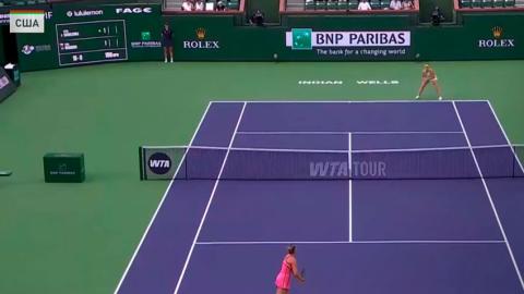 Арина Соболенко пробилась в финал теннисного турнира категории 1000 в Индиан-Уэллсе