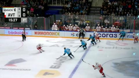 Хоккеисты минского «Динамо» в заключительном поединке регулярного чемпионата КХЛ разгромили «Автомобилист» из Екатеринбурга со счетом 8:2