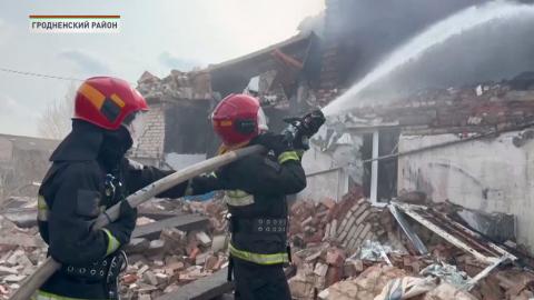 В жилом доме произошла вспышка газовоздушной смеси