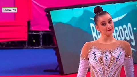 Алина Горносько выиграла серебро на первом этапе Кубка мира по художественной гимнастике