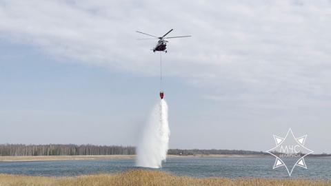 Авиация МЧС отработала действия при тушении пожаров в экосистемах