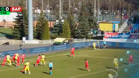 Борисовский БАТЭ переиграл «Барановичи» в игре чемпионата Беларуси по футболу