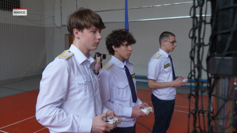 Необычные соревнования провели в Белорусской государственной академии авиации