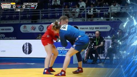 Белорусские борцы выиграли 10 медалей чемпионата Европы по самбо в Грузии
