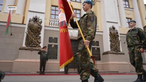 На базе Военной академии Беларуси проходит смотр-конкурс на лучший военно-патриотический клуб 