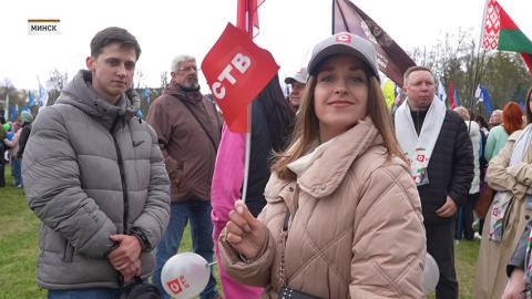 Праздник Первомая отметили во всех регионах Беларуси