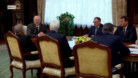 Александр Лукашенко провел встречу с главой Татарстана Рустамом Миннихановым