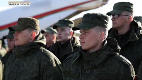 одно из танковых подразделений Вооруженных Сил Беларуси вернулось из России