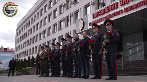 Марафон, посвященный предстоящему юбилею белорусской милиции, проводит МВД