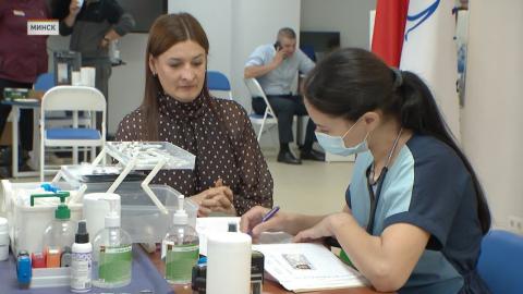 В преддверии Всемирного дня донора в Минске прошла благотворительная акция под эгидой БСЖ