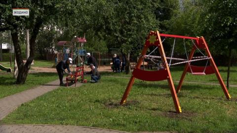 В Жодино благоустроили дворы в рамках проекта «На родной земле – Живи Как Хозяин»