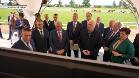 Лукашенко ознакомился с развитием племенного животноводства в Узденском районе