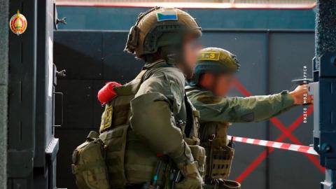 Турнир по тактической стрельбе среди бойцов ОМОНа проходит в Горанях