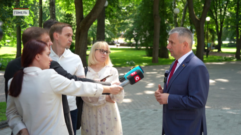Безопасность и положение дел в украинском приграничье стали главными темами в докладе председателя Гомельского облисполкома Ивана Крупко главе государства